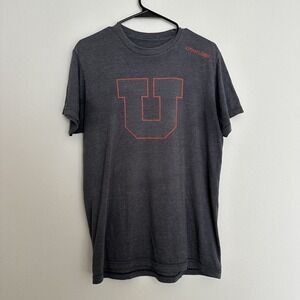 Utah Utes Badger Short Sleeve Shirt Men's Black/Red Medium